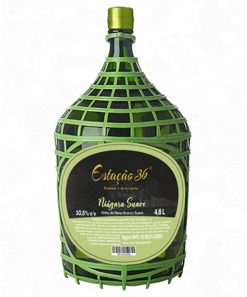 Vinho de Mesa Tinto Suave 4,6 L